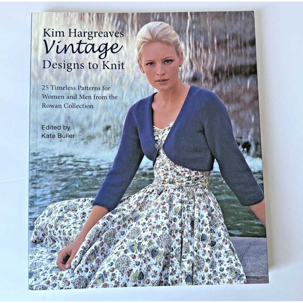 Kim Hargreaves Vintage Designs to Knit Pattern Book 25 Timeless Sweaters Hats